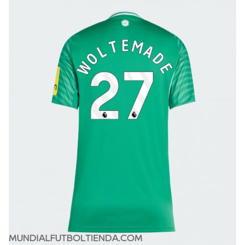 Camiseta Newcastle United Nick Woltemade #27 Segunda Equipación Replica 2025-26 para mujer mangas cortas